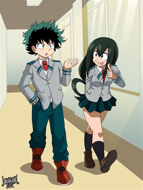 izuku x tsuyu